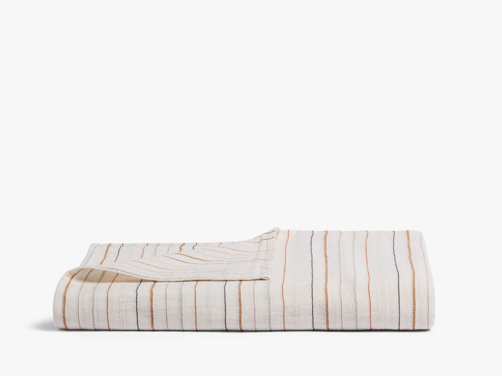 Stripe Beach Blanket (Natural Stripe)
