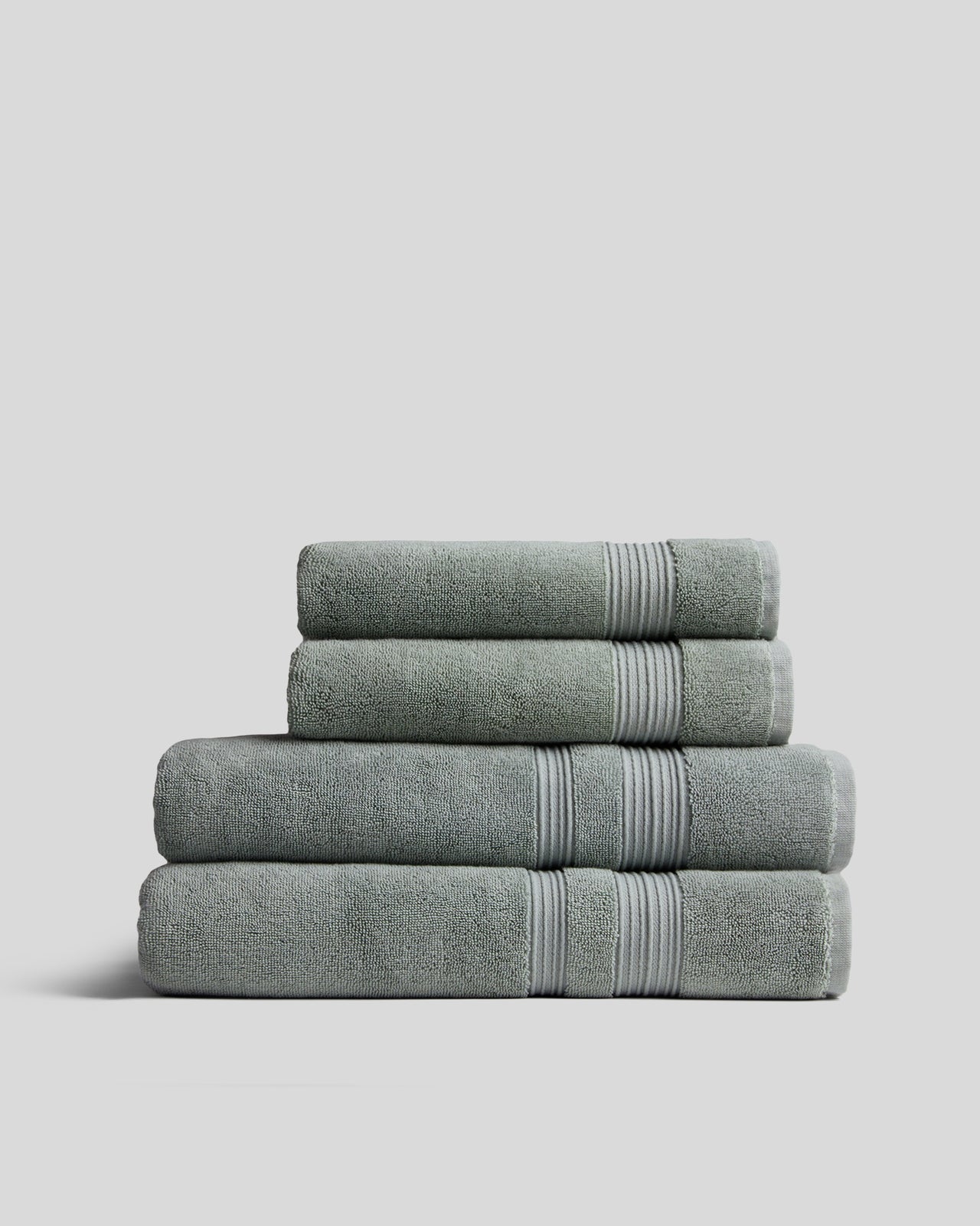 2+2 Classic Turkish Cotton Bath Bundle - Color: Spa