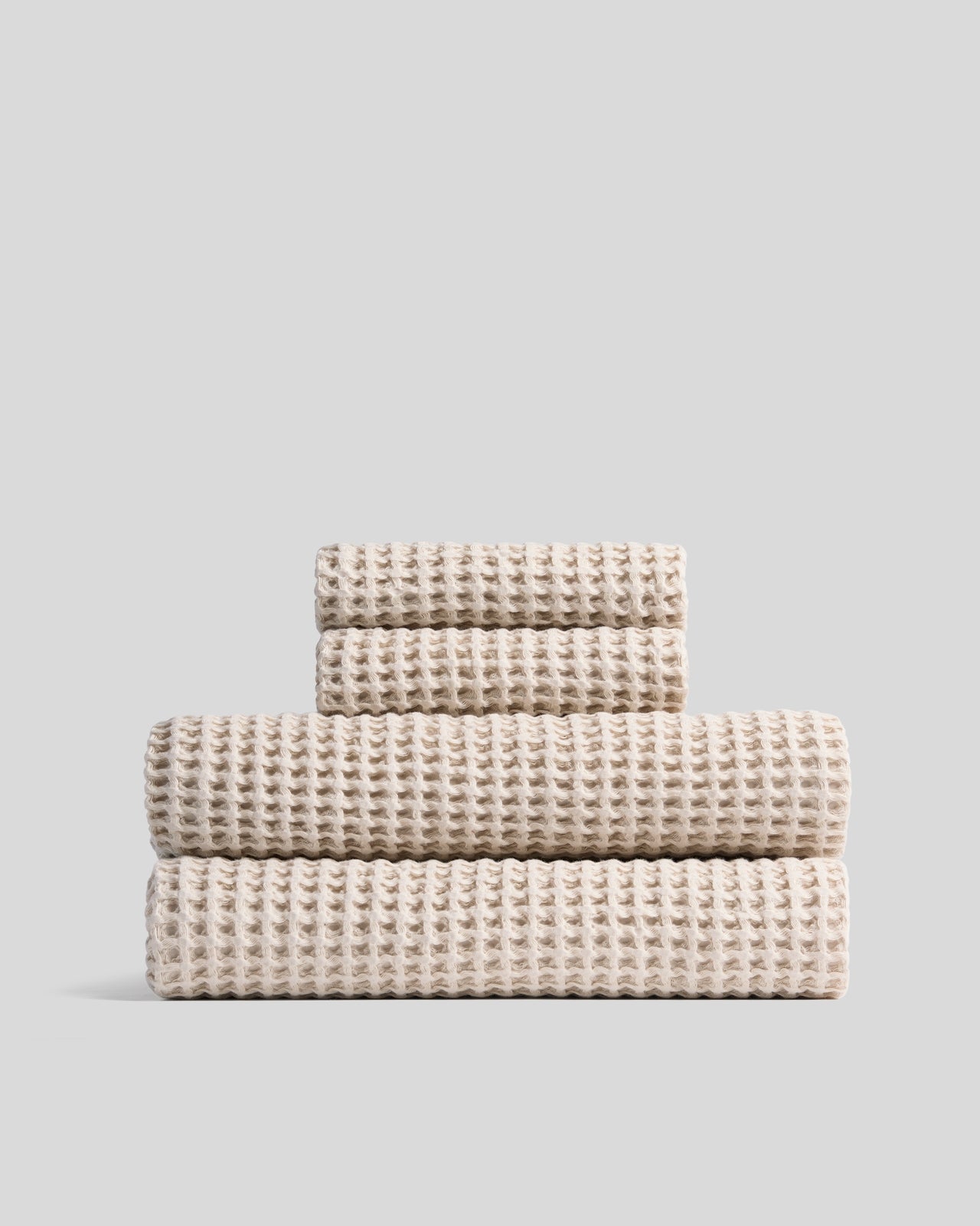 Parachute Turkish Cotton 8 Waffle Towel Bath Bundle