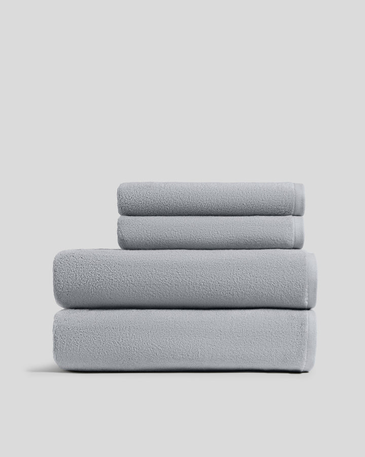 2+2 Organic Plush Bath Bundle - Sky