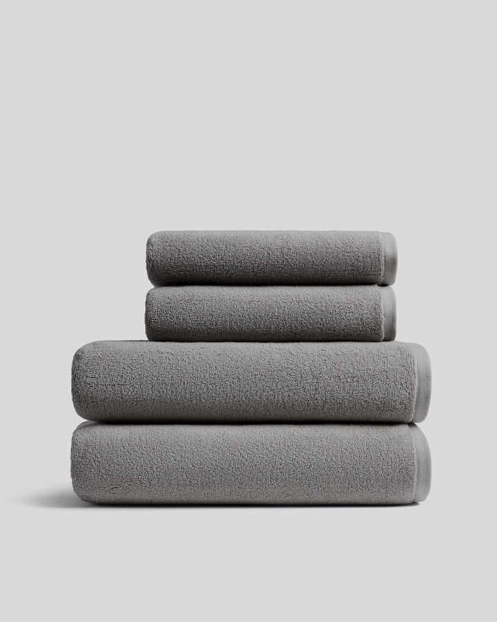 2+2 Organic Plush Bath Bundle - Pebble