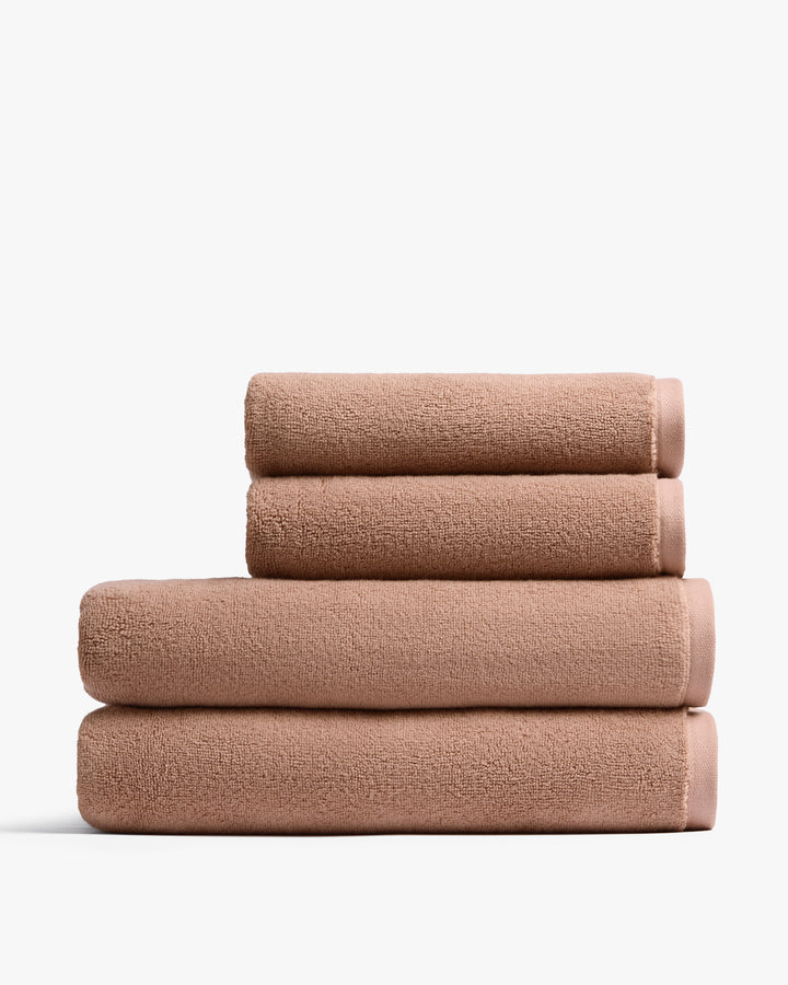 2+2 Organic Plush Bath Bundle - Adobe