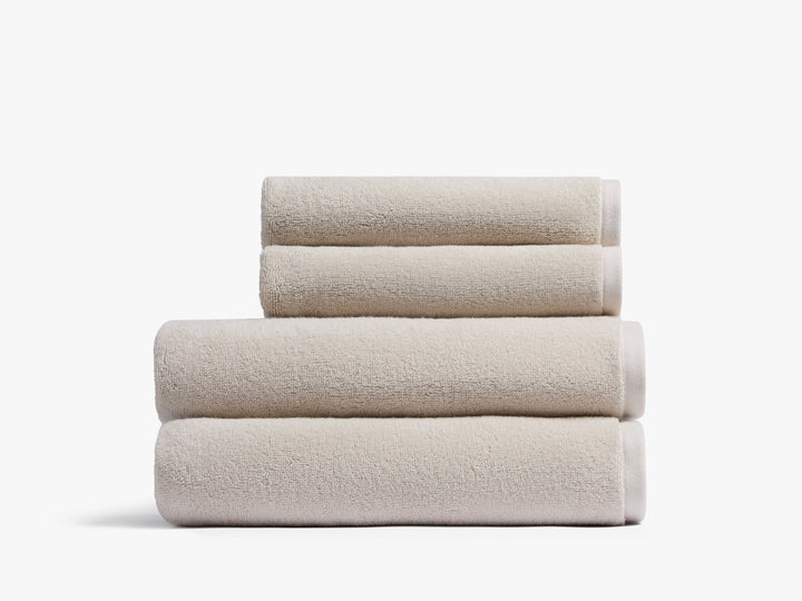 2+2 Organic Plush Bath Bundle - Bone