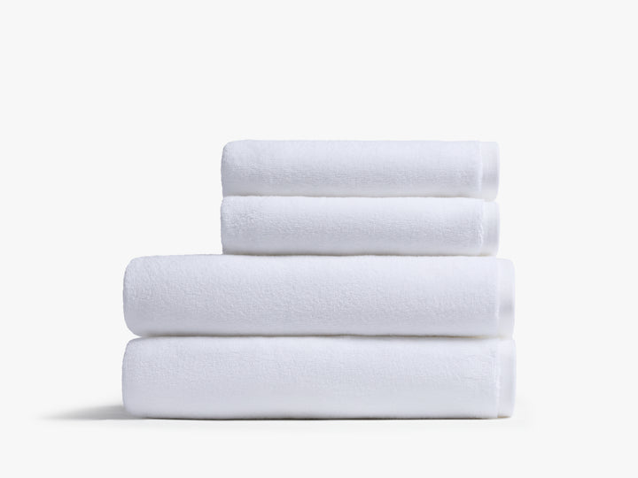 2+2 Organic Plush Bath Bundle - White