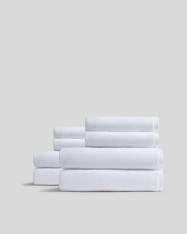 4+4 Organic Plush Bath Bundle - White
