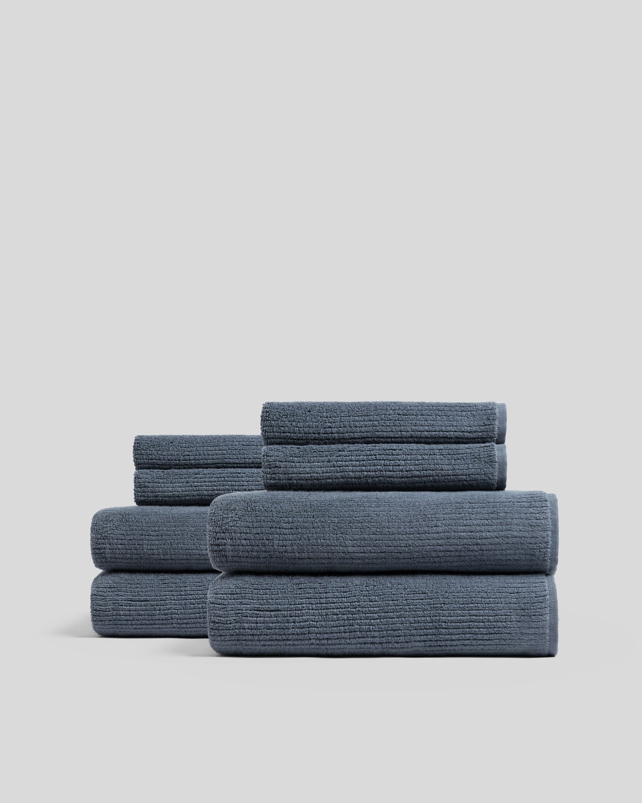 4+4 Soft Rib Bath Bundle - Moss