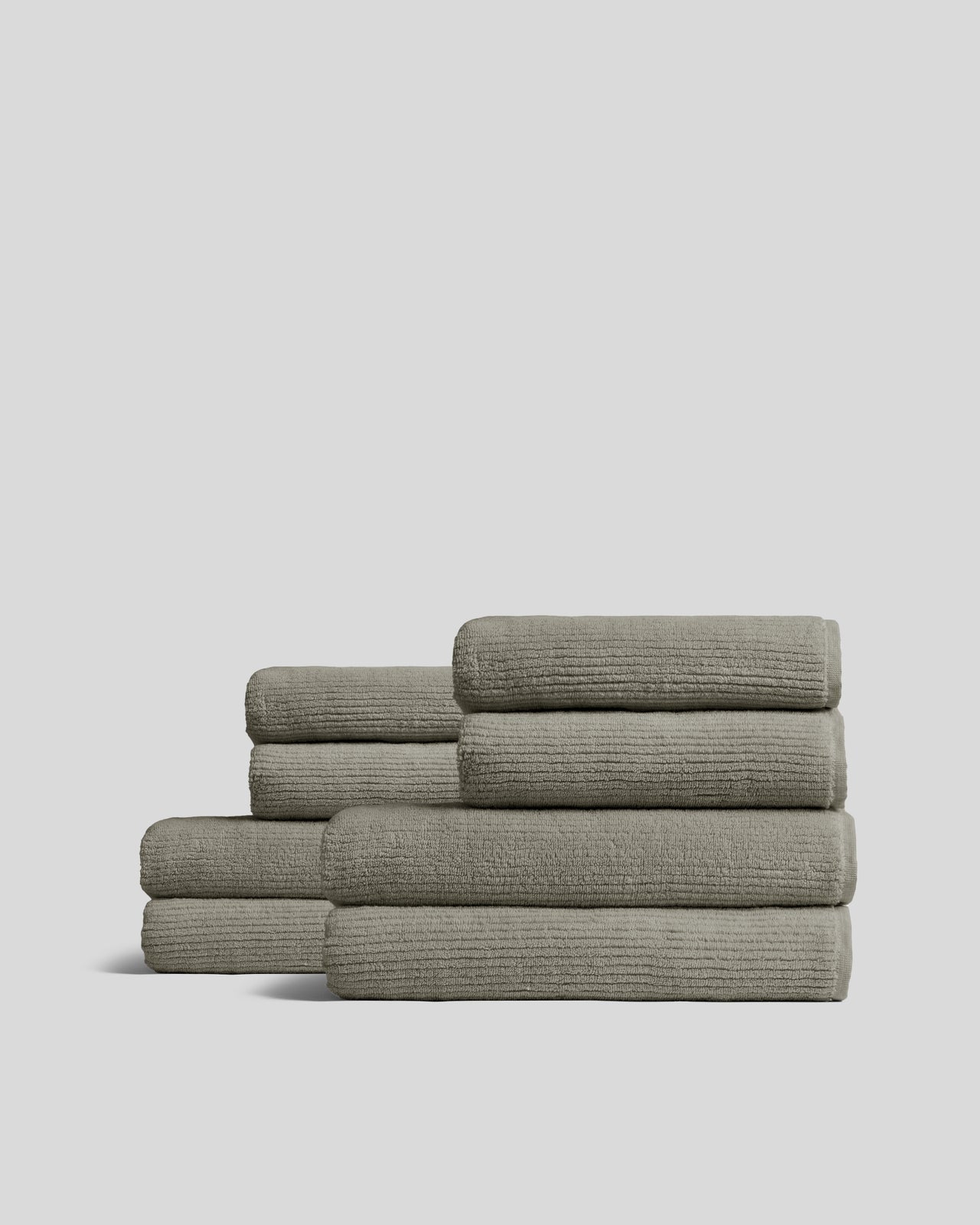 4+4 Soft Rib Bath Bundle - Bone