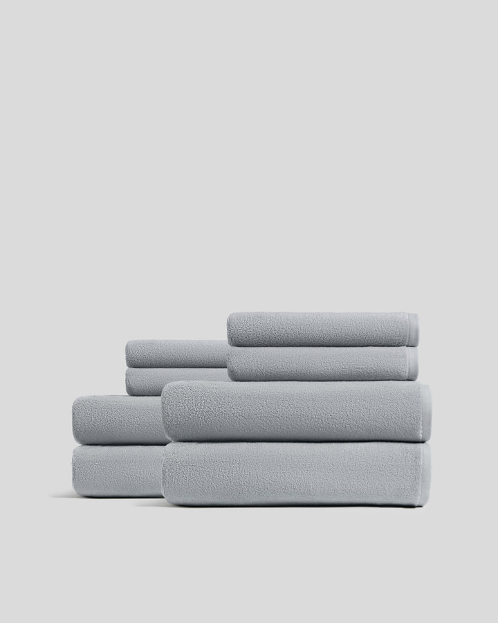 4+4 Organic Plush Bath Bundle - Sky