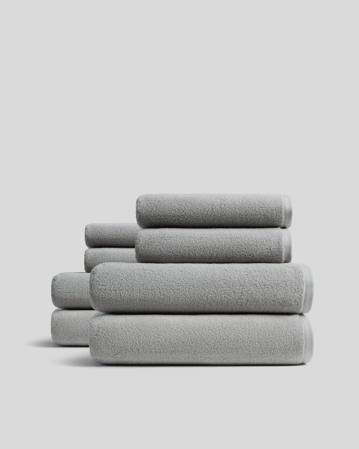 4+4 Organic Plush Bath Bundle - Pebble