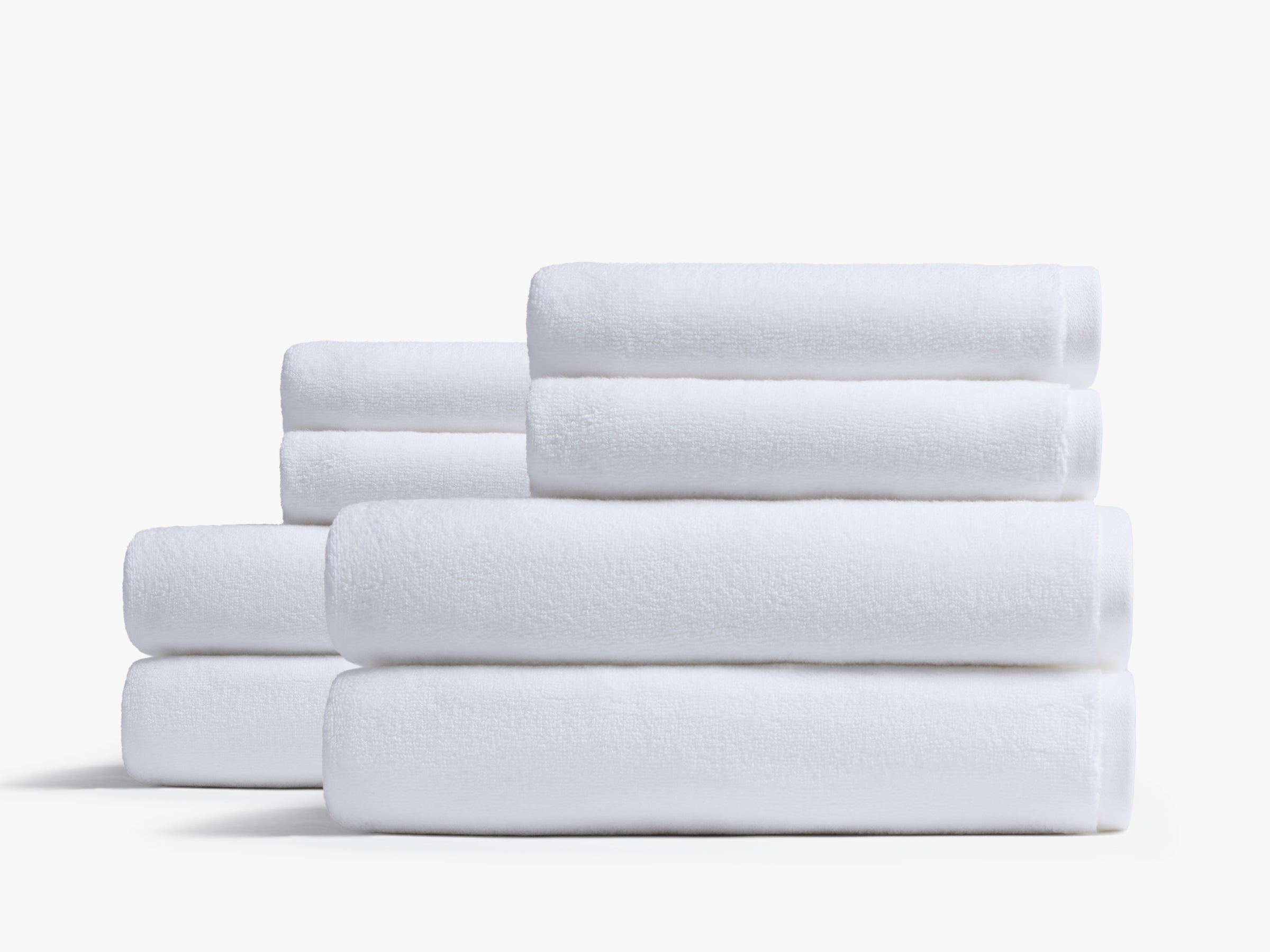 4+4 Organic Plush Bath Bundle - White