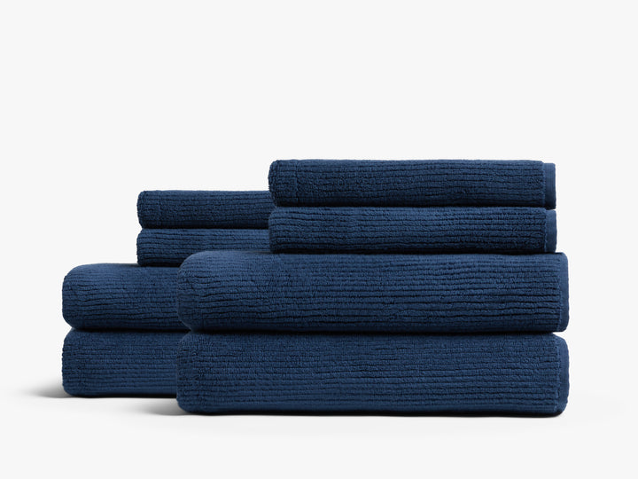 4+4 Soft Rib Bath Bundle - Marine