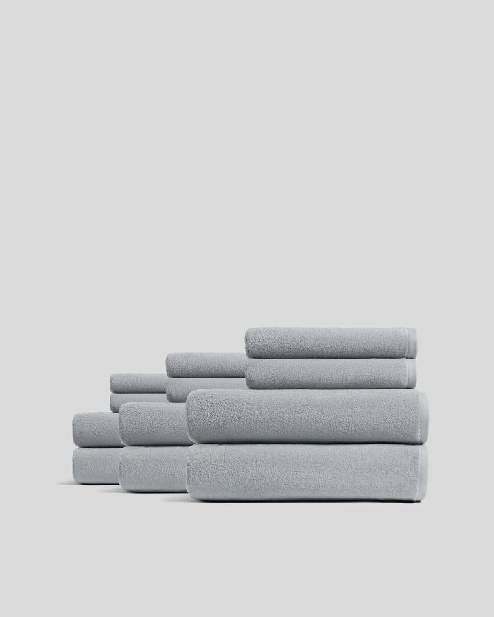 6+6 Organic Plush Bath Bundle - Sky