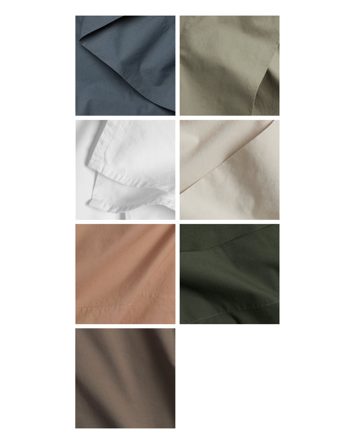 Brushed Cotton Fabric Swatch (Bone)