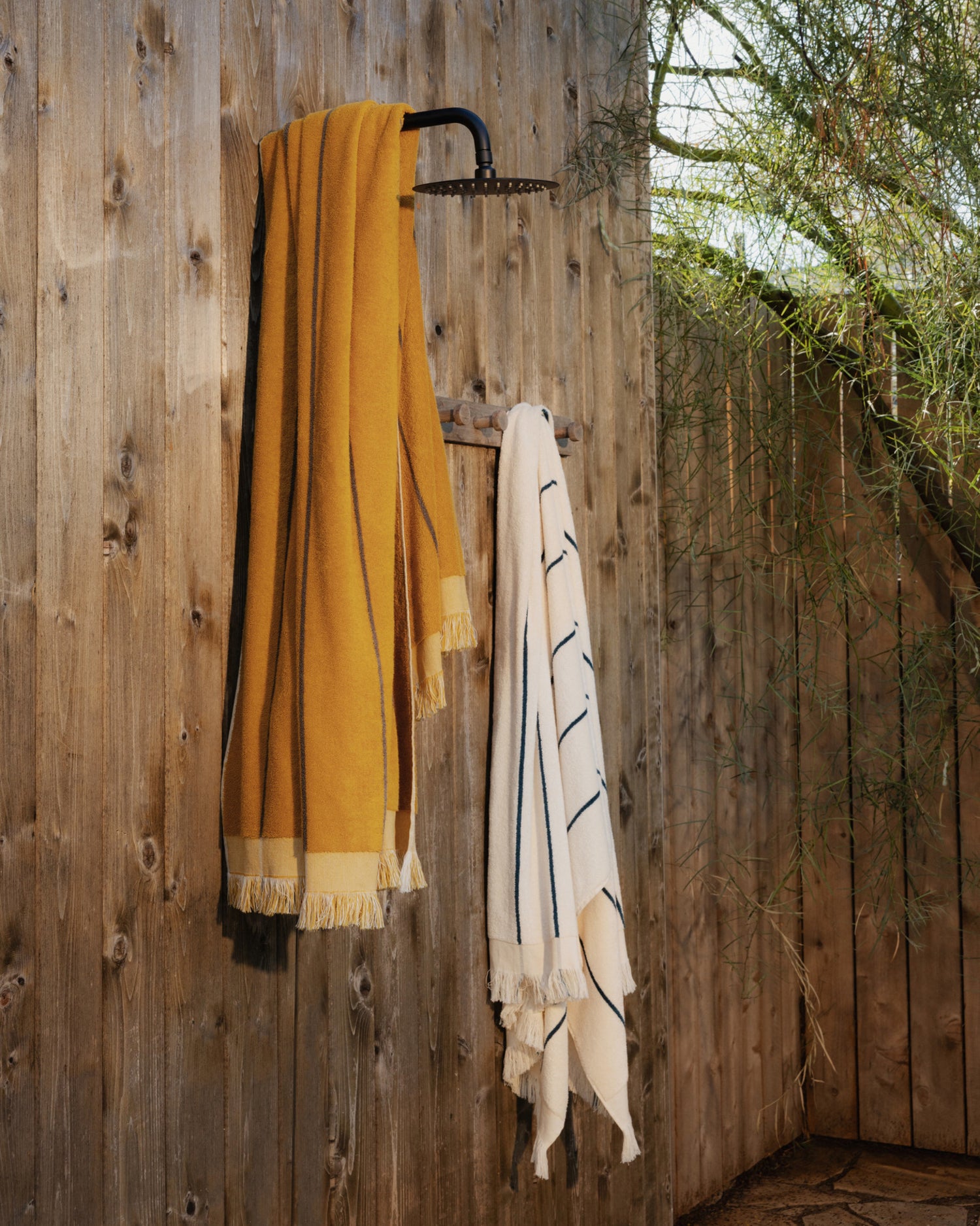 8x Bayside Beach Towel Bundle - Natural with Peacock – Parachute Home