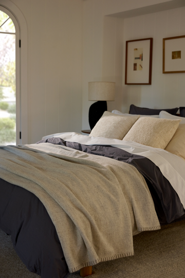 Percale Fitted Sheet (White)