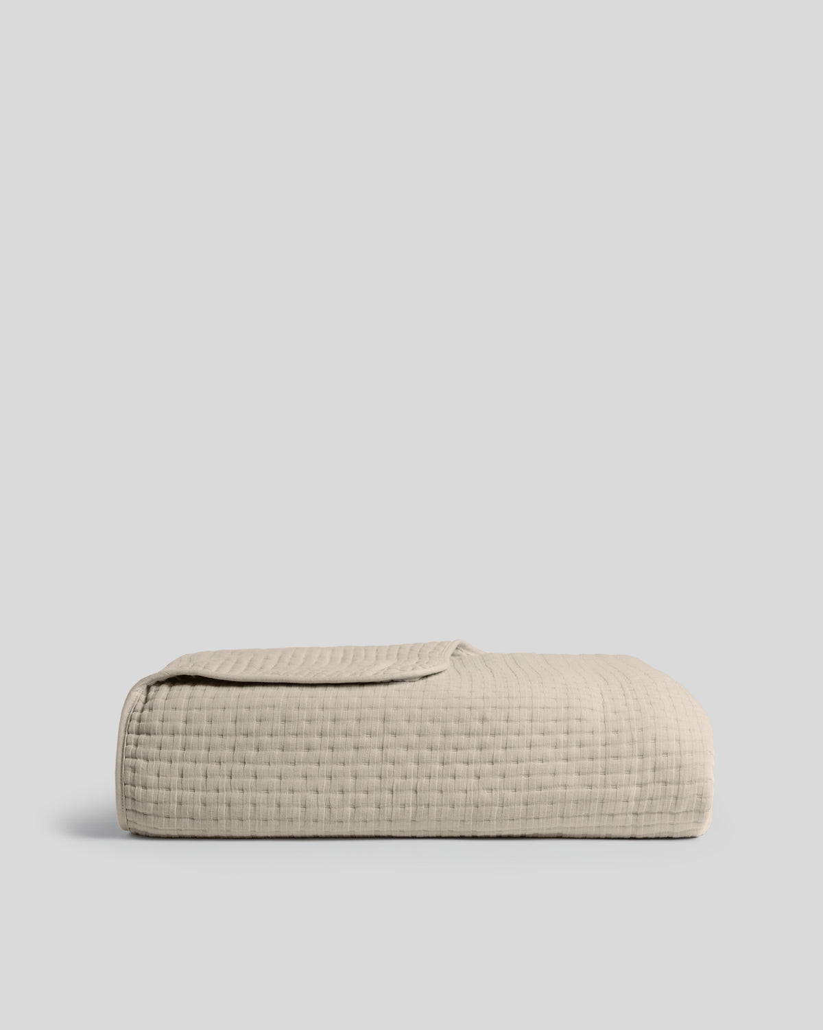 Air Cotton Coverlet - FINAL SALE (Bone) - Full/Queen / Bone