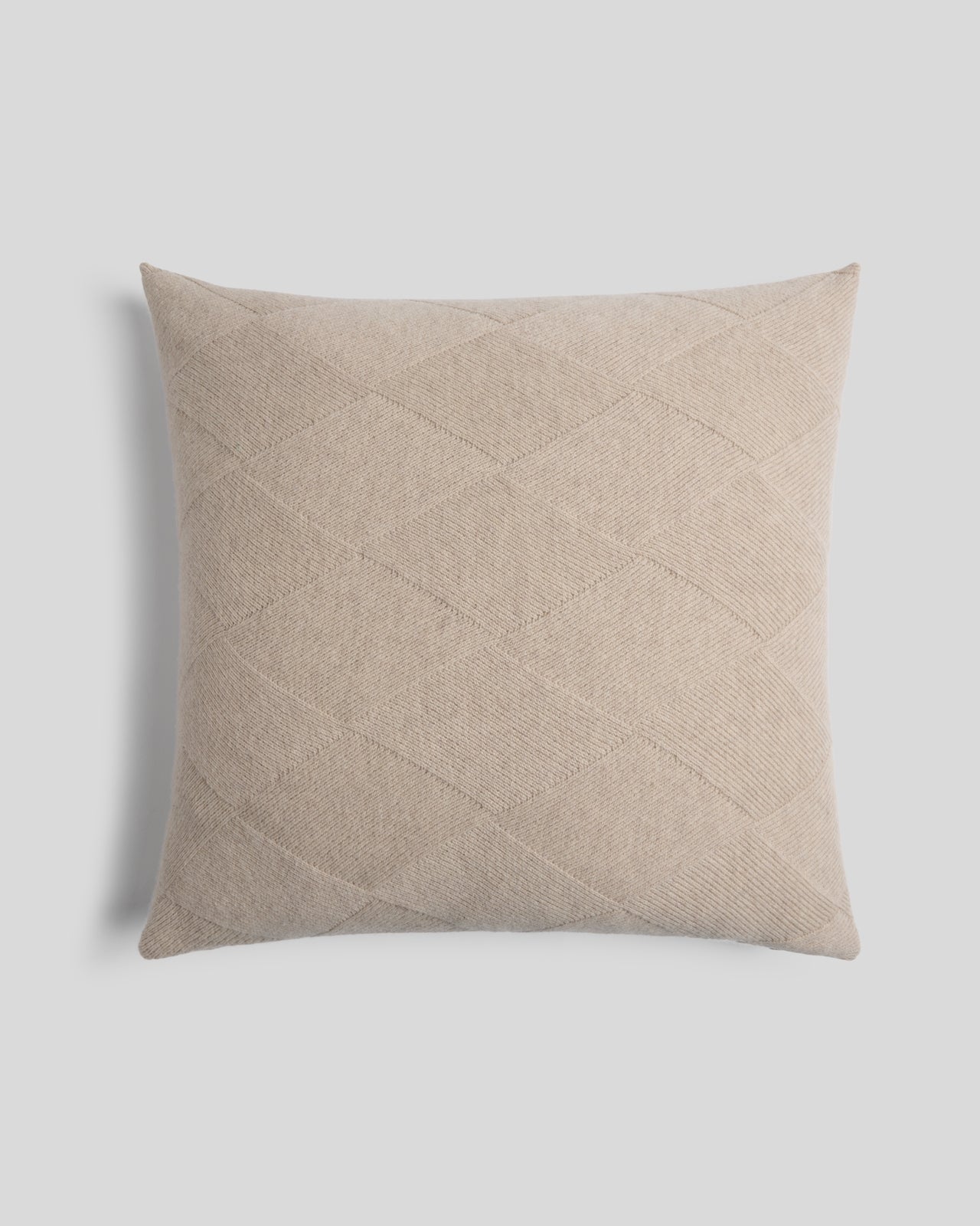 Basketweave Merino Pillow Cover (Natural)