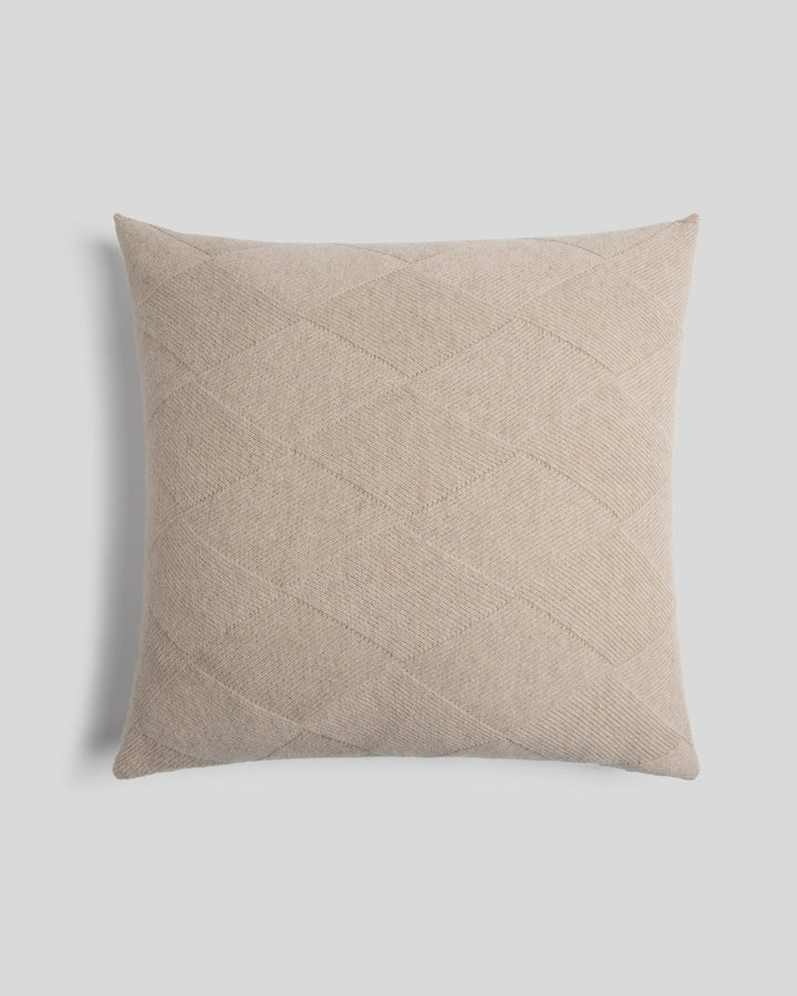 Basketweave Merino Pillow Cover (Natural)