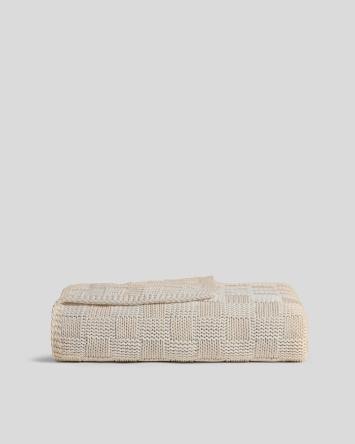 Basketweave Throw (Natural)