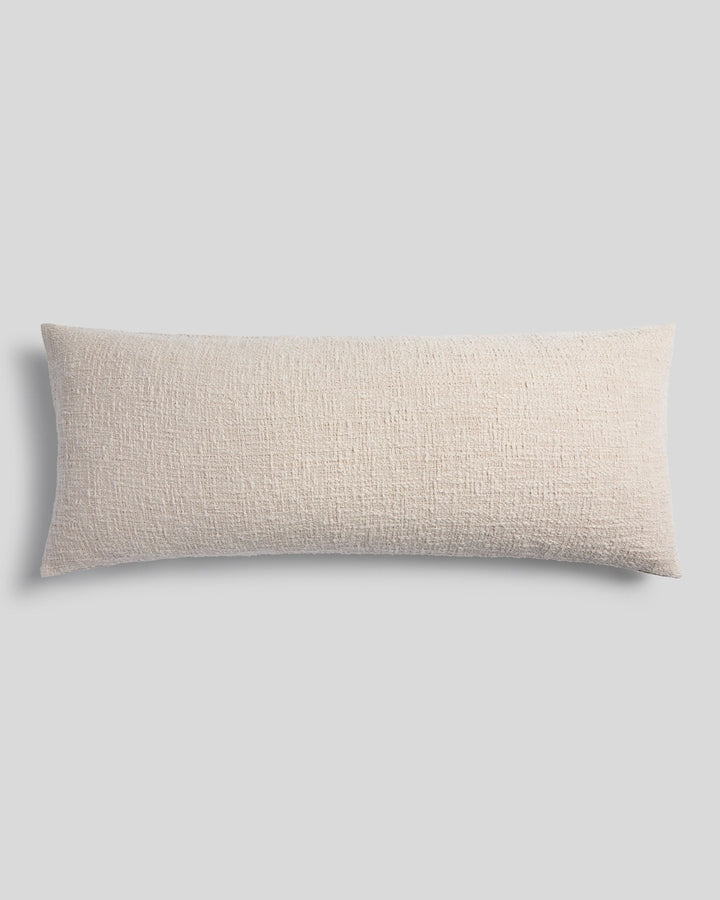 Boucle Lumbar Pillow Cover (Cream)