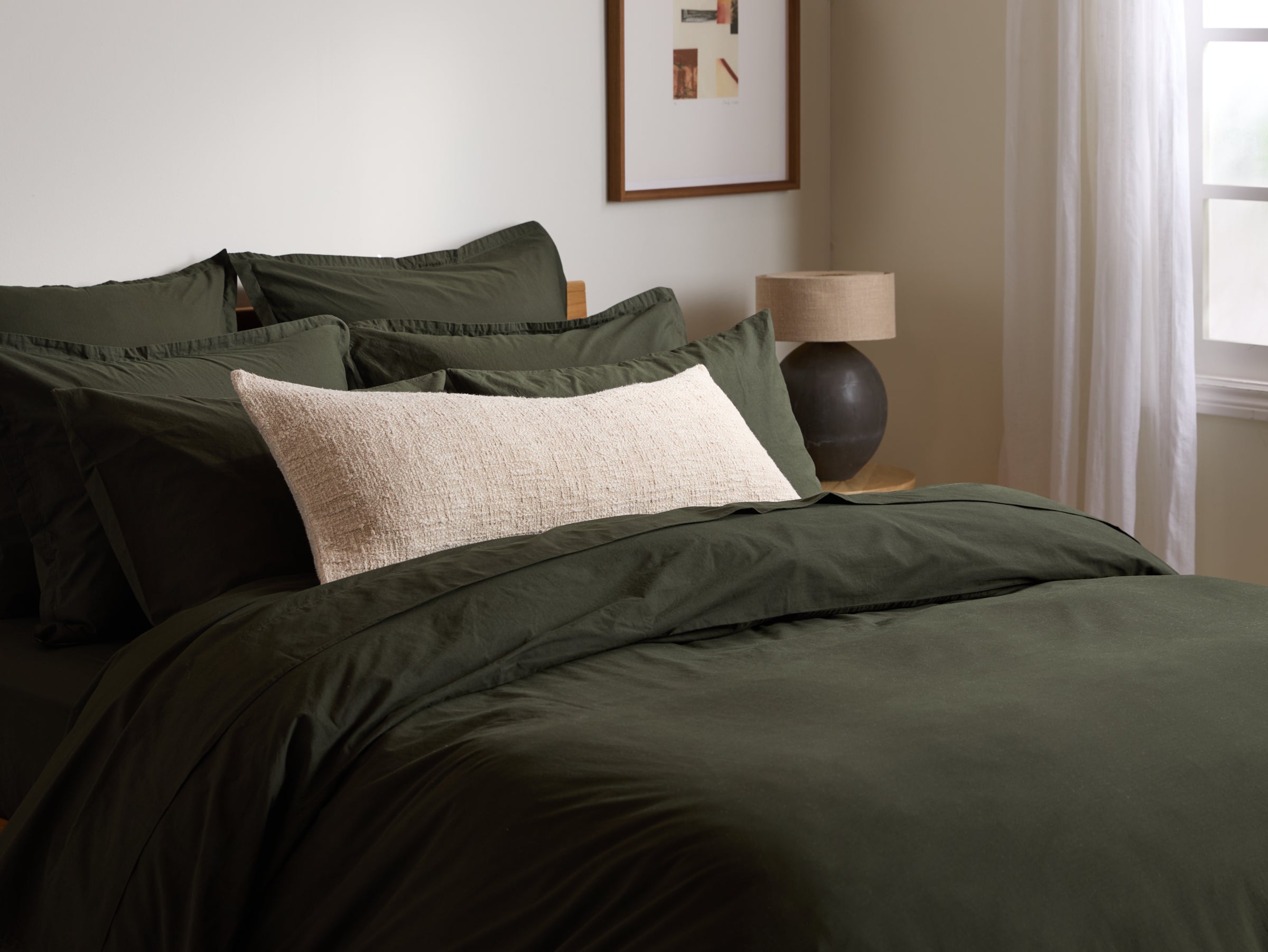 Boucle Lumbar Pillow Cover - Thumbnail 3