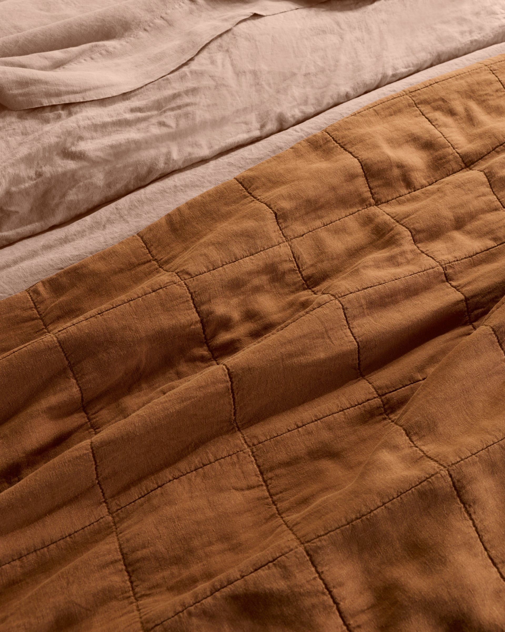 tobacco stripe quilt pattern Linen Box Quilt (Tobacco) – Parachute Home tobacco stripe quilt pattern Linen Box Quilt (Tobacco) – Parachute Home