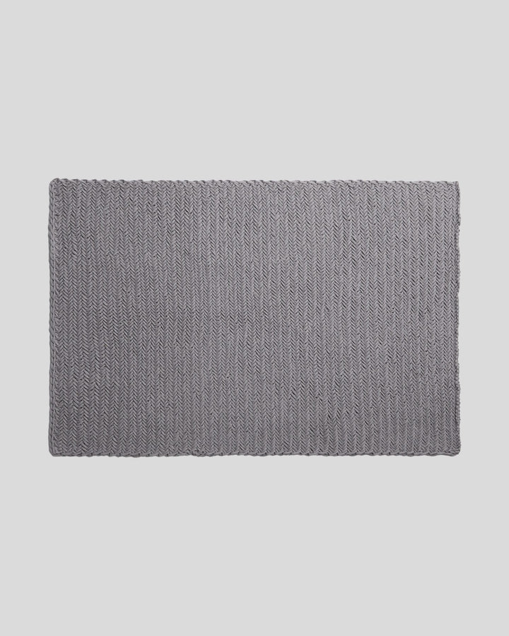 Braided Hand Knit Rug (Stone)