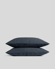 Brushed Cotton Pillowcase Set (Dusk Check)