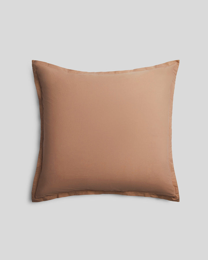 Brushed Cotton Euro Sham (Adobe)