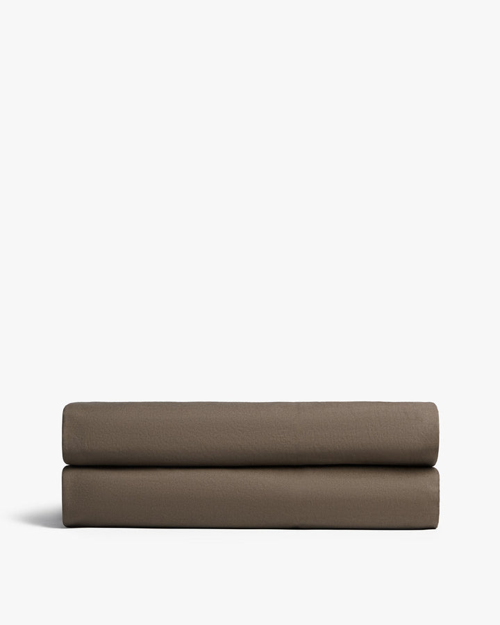 Brushed Cotton Fitted Sheet (Ash)