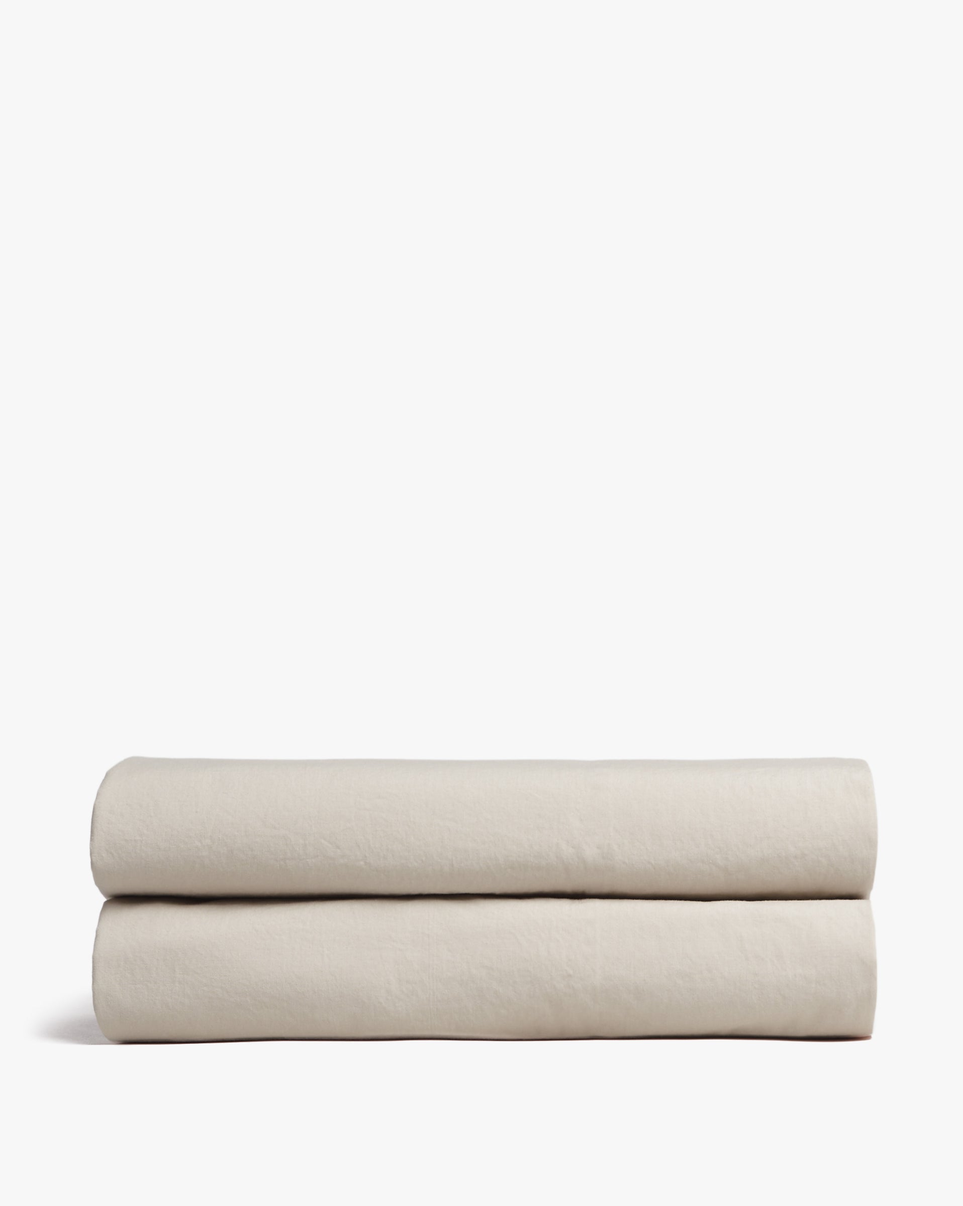 Brushed Cotton Fitted Sheet (Bone)