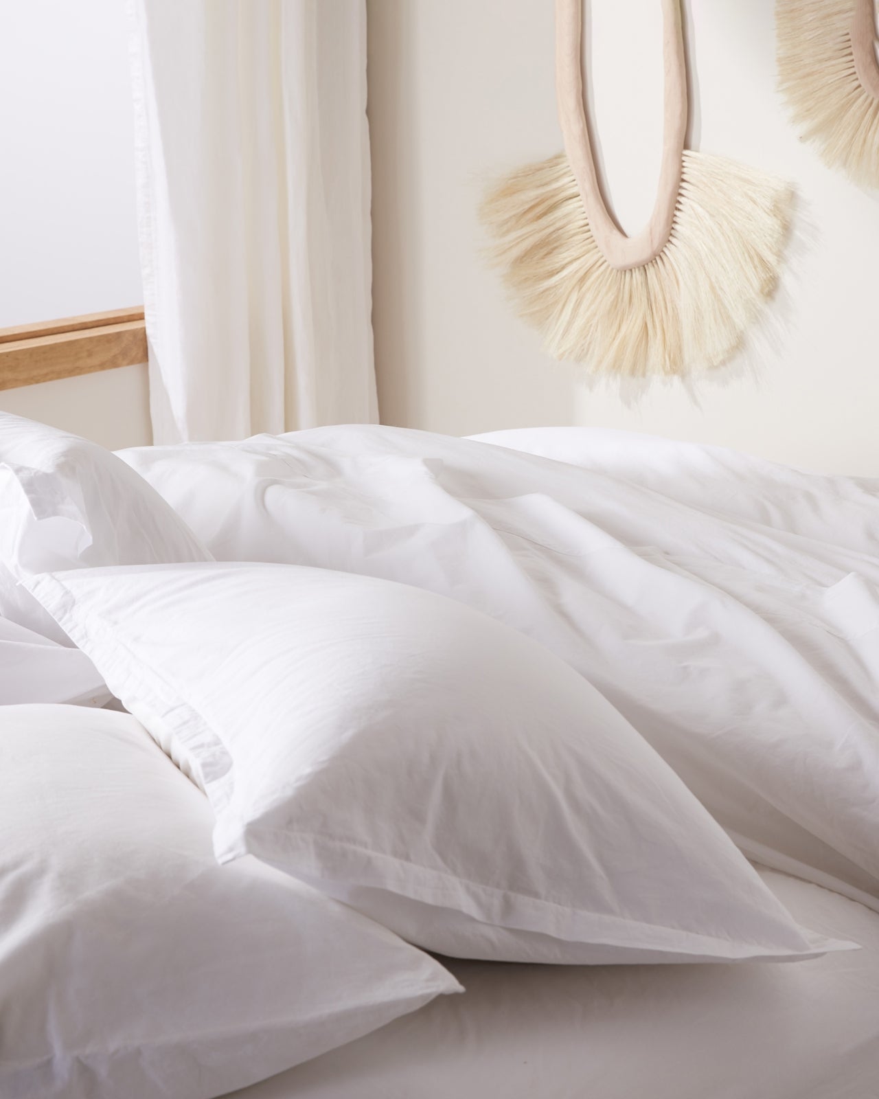 Brushed Cotton Sham Set