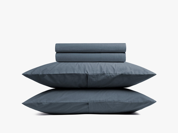 Brushed Cotton Sheet Set - Dusk K/CK
