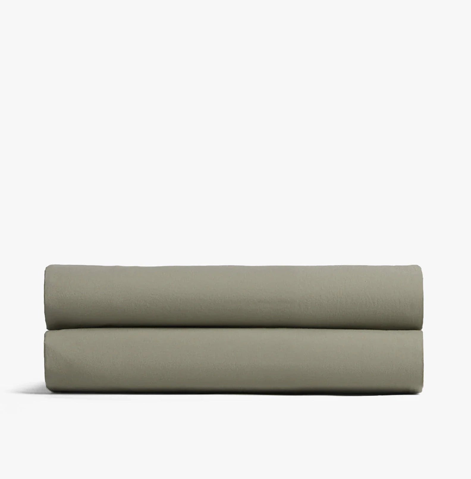 Brushed Cotton Fitted Sheet (Moss)