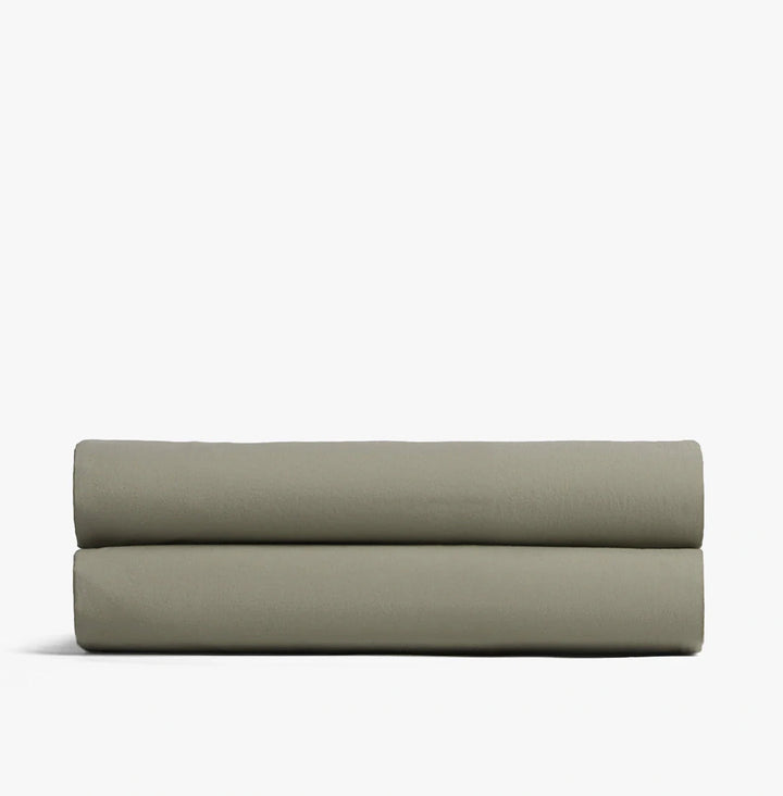 Brushed Cotton Fitted Sheet (Moss)