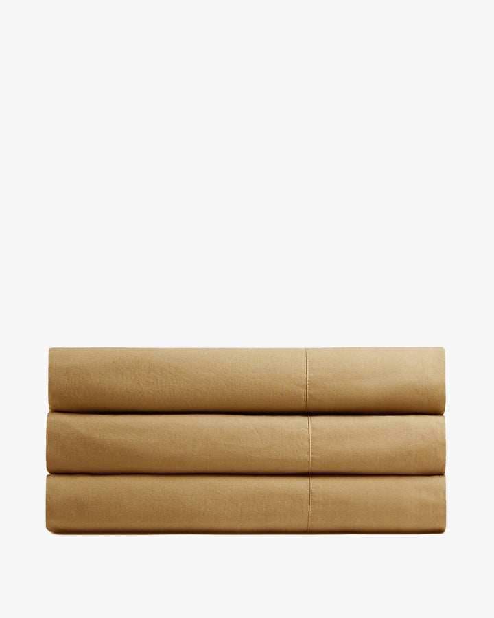 Brushed Cotton Top Sheet (Ochre)