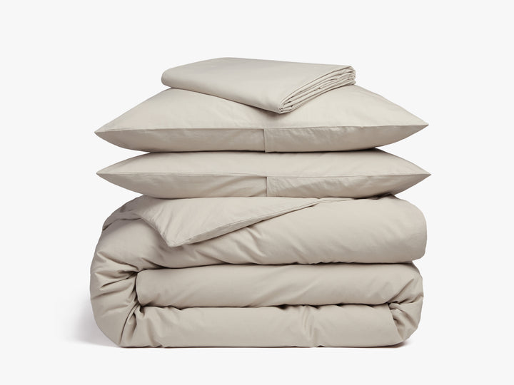 Brushed Cotton Venice Set - Bone F/Q