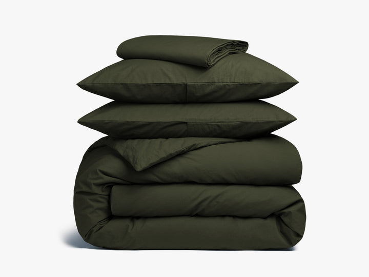 Brushed Cotton Venice Set - Evergreen F/Q
