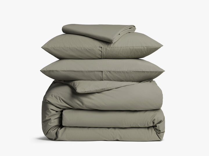 Brushed Cotton Venice Set - Moss F/Q