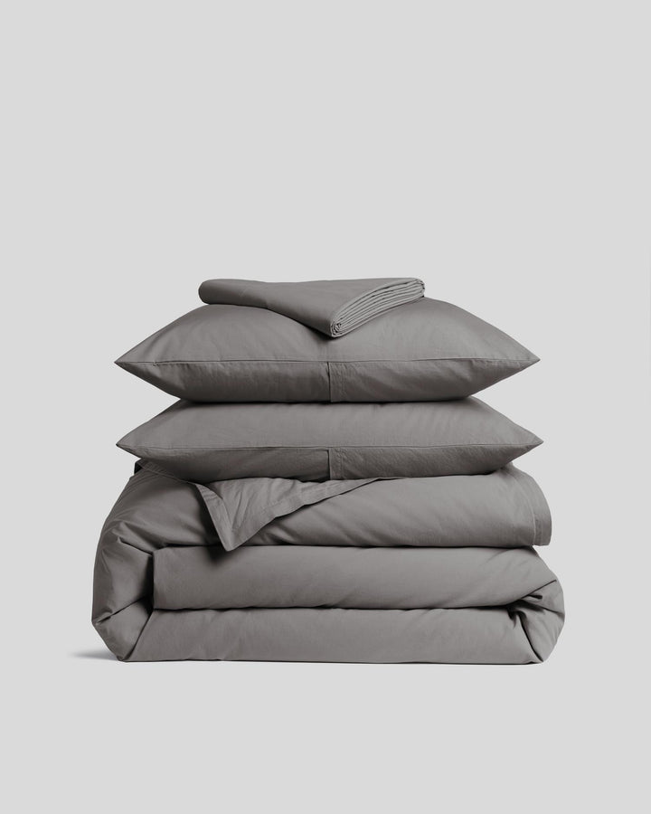 Brushed Cotton Venice Set - Pebble F/Q