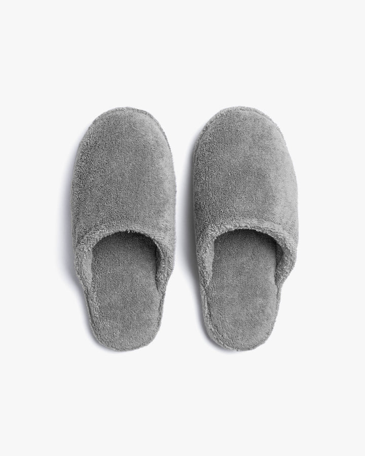 Classic Turkish Cotton Slippers (Stone)