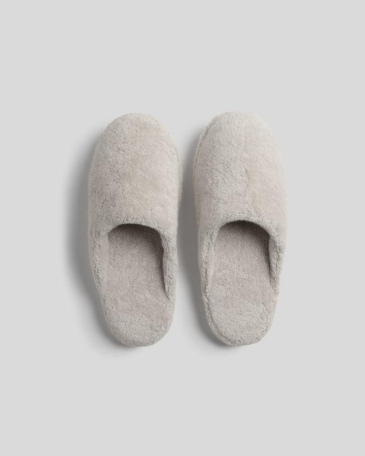 Classic Turkish Cotton Slippers (Bone)