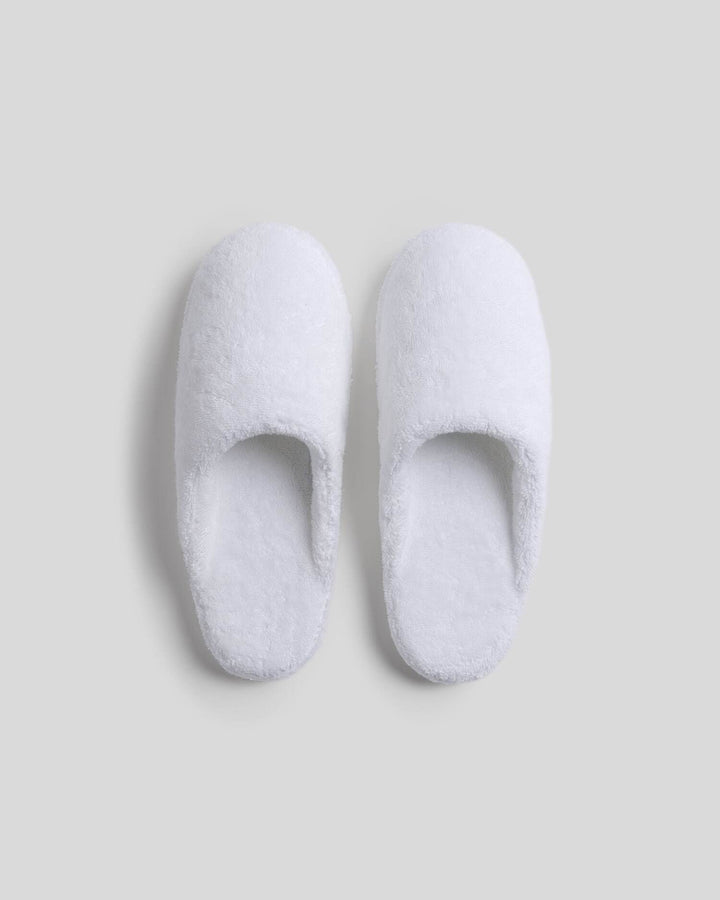 Classic Turkish Cotton Slippers (White) OLD