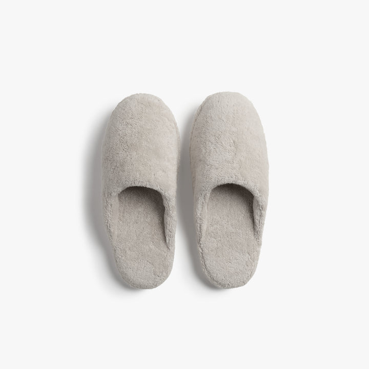 Classic Turkish Cotton Slippers (Bone)