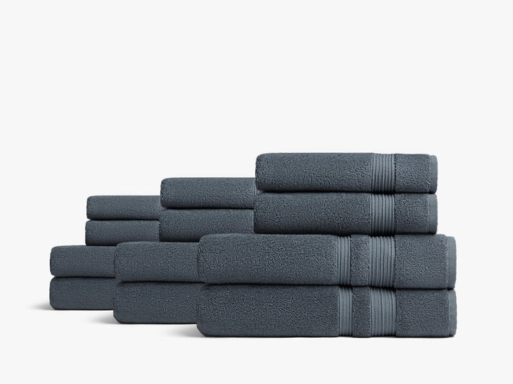 6+6 Classic Turkish Cotton Bath Bundle - Dusk