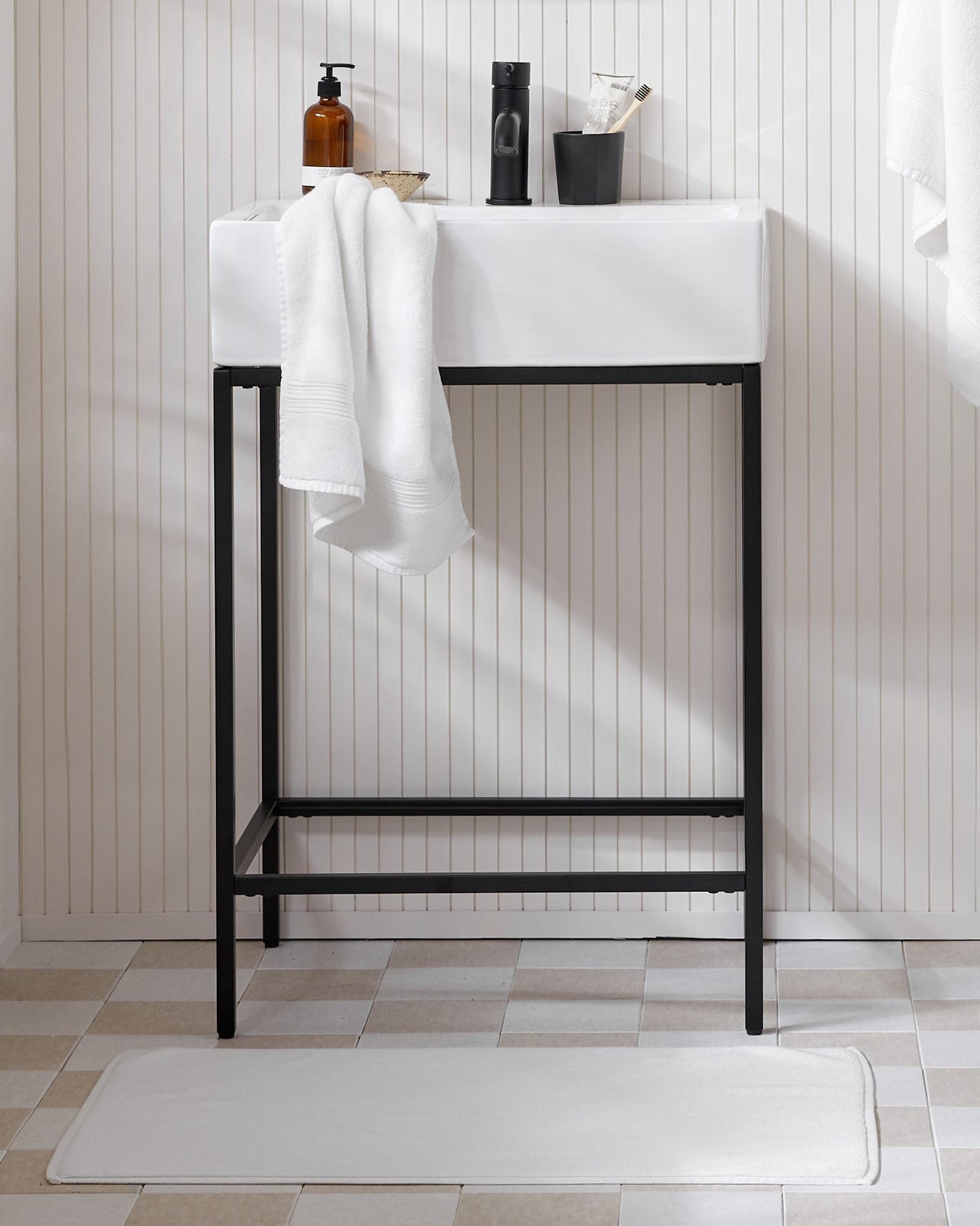 Classic Turkish Cotton Tub Mat