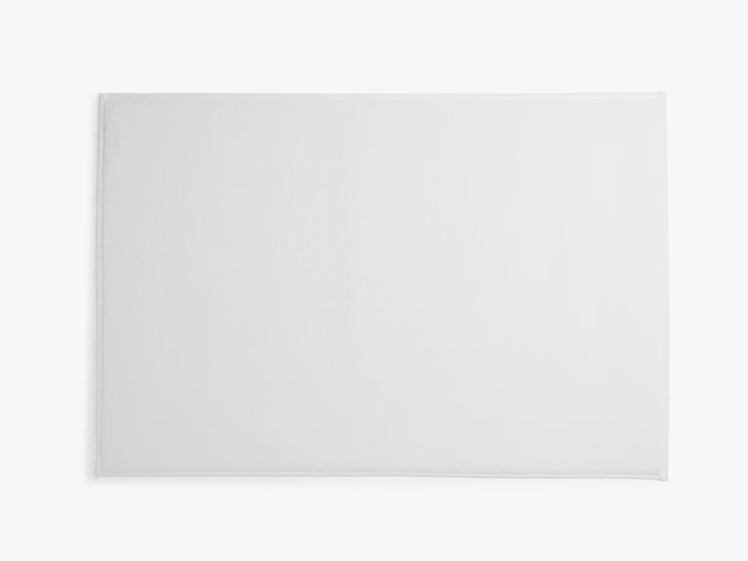 Classic Turkish Cotton Tub Mat (White)