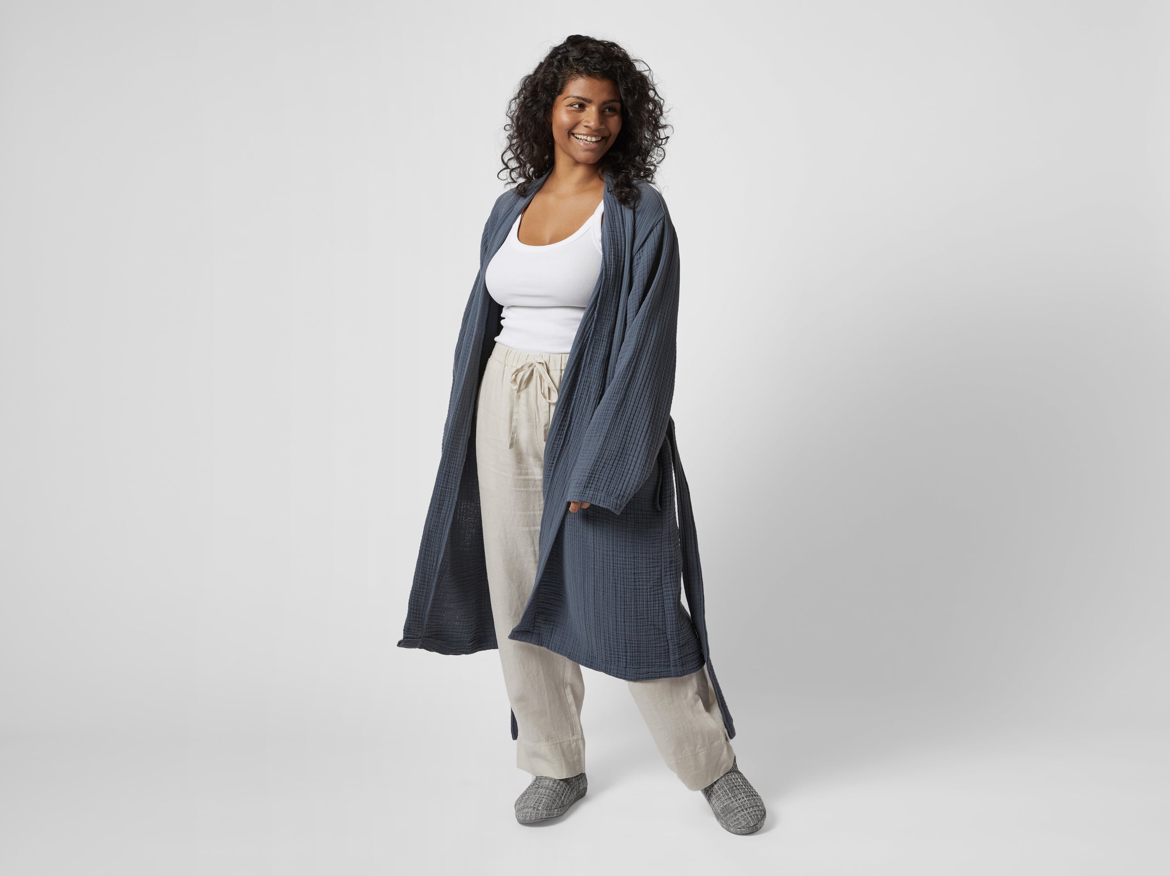 Parachute Cloud Cotton Bathrobe - Thumbnail 5