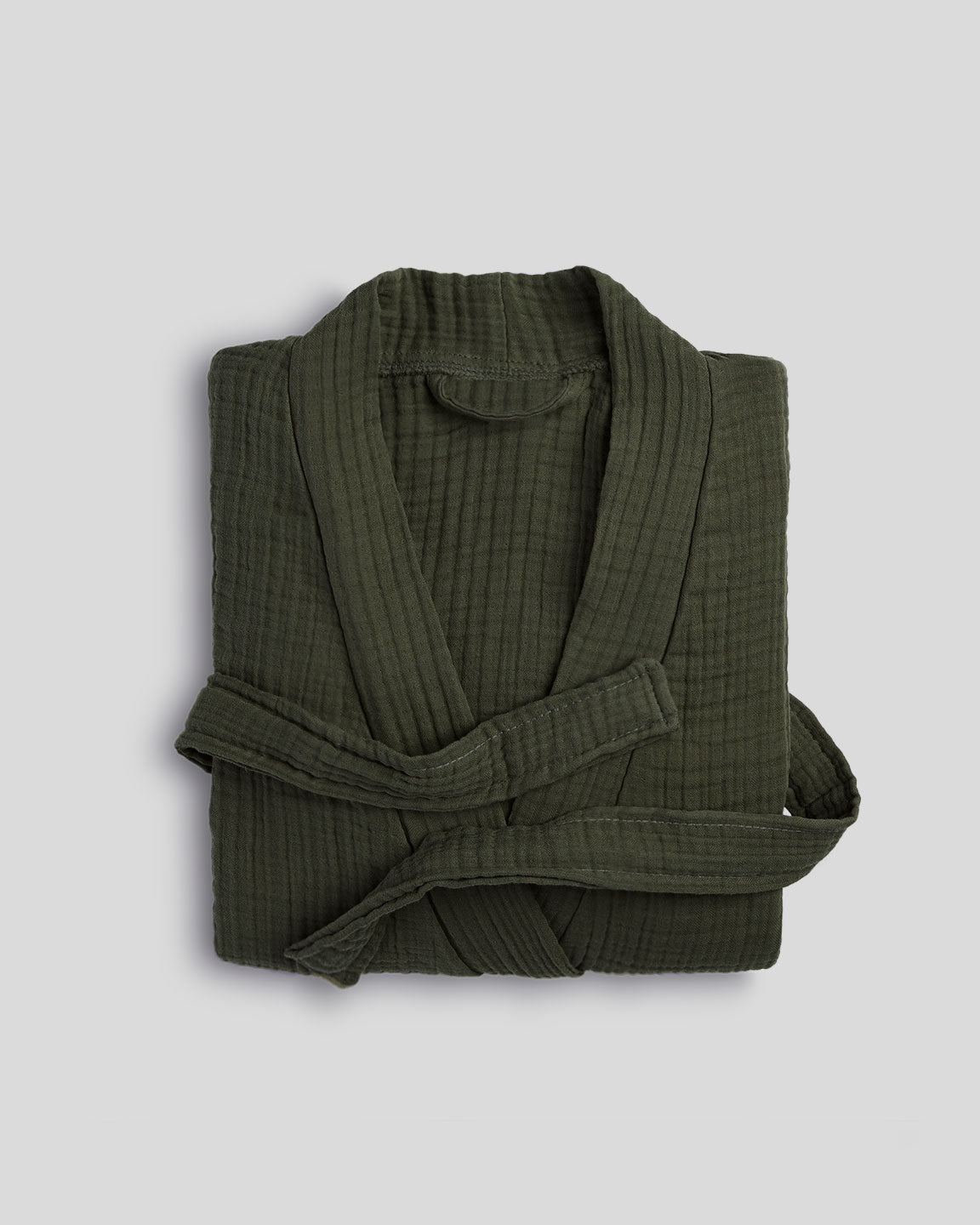 Cloud Cotton Robe (Evergreen) -