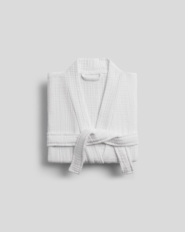 Cloud Cotton Robe (White)